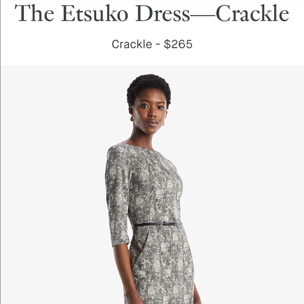 M.M. LAFLEUR The Etsuko Dress—Crackle